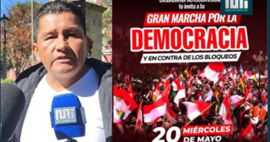 José Huanca pone en duda apoyo a Rodrigo Paz en la marcha por la democracia, «son funcionarios del gobierno»